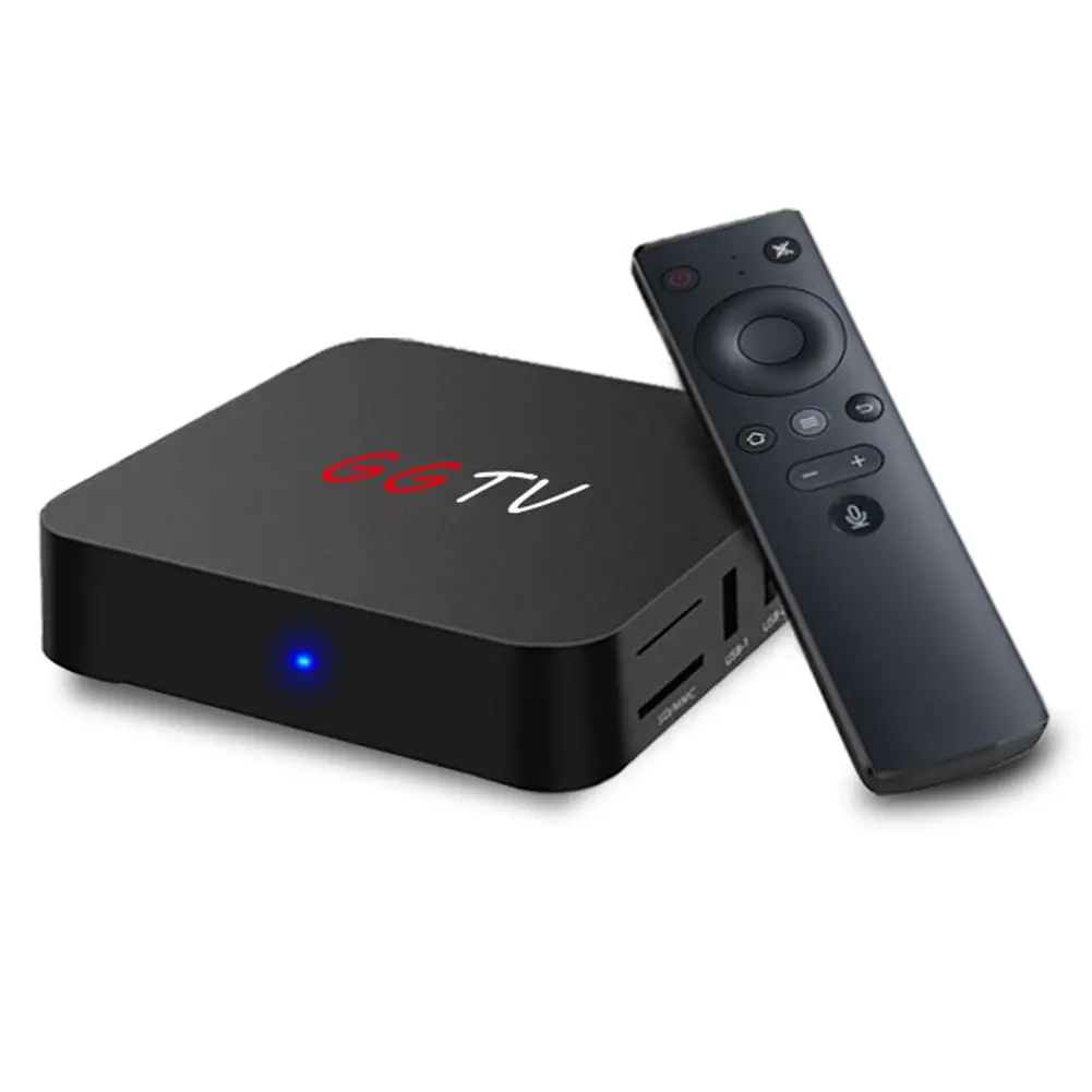 

GGTV 4GB RAM 32GB ROM Android 7.1 TV Box RK3328 Quad Core 2.4GHz WiFi Smart Set-top Box HDR 4K Voice Control Media Player