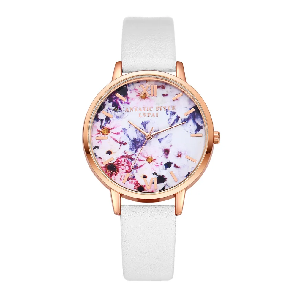

Luxury Brand LVPAI Women's Watch Vintage Leather Quartz Watch Fashion Wristwatch Clock Ladies Dress Gift Watches Reloj Mujer N#