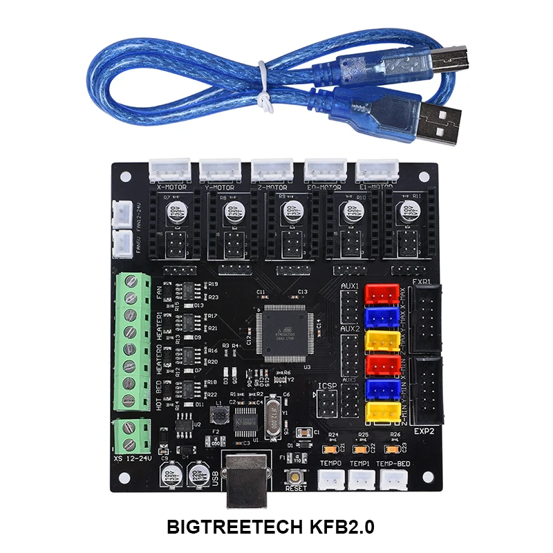 

BIGTREETECH KFB 2.0 Control Board For Ramps1.4/Mega2560 R3 a4988/DRV8825/TMC2100 Driver Like MKS GEN L V1.0 Motherboard Reprap