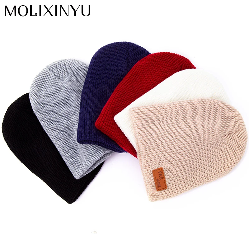 Print Star Infant Hats Soft Hat Baby Kids Cotton Knit Hats Toddler Elastic Caps