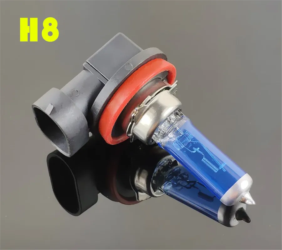 55W 12V 100W H1 H3 H4 H7 H8 H9 H11 9005 Hb3 9006 HB4 автомобильных фар галогенных ламп 100W 5000K белый Авто галогенные лампы