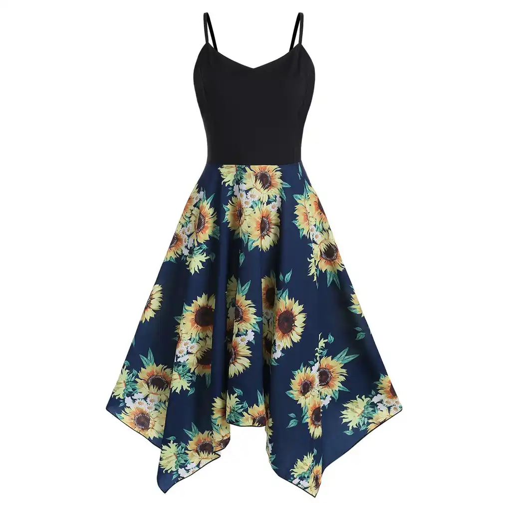 sunflower sundress plus size