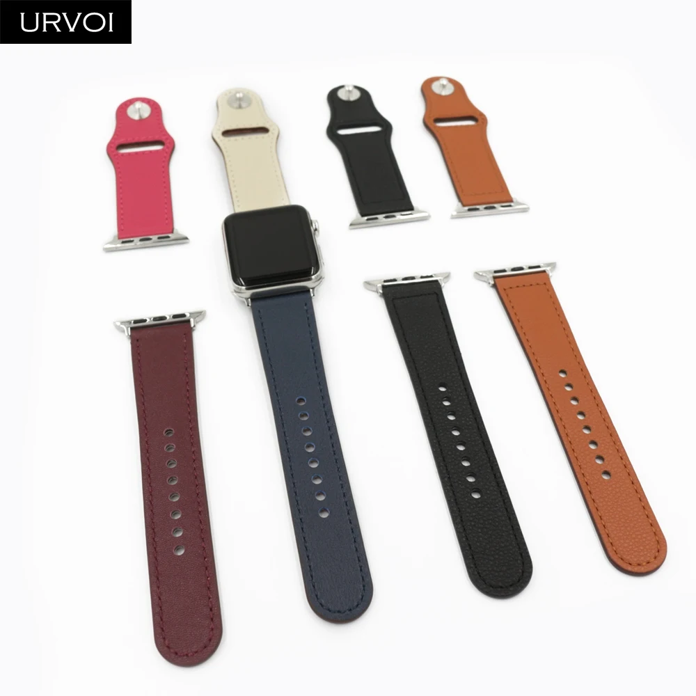 URVOI ремешок для apple watch серии 3 ватт 54/2/1 спортивные кожаные ботинки из натуральной