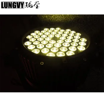 

Free Shipping 4pcs/Lot IP65 Waterproof 54X3W Warm White 3200k LED Par Light For Stage DMX Stage Light