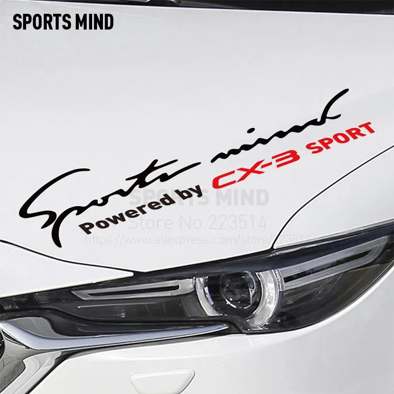 

10 Pieces Customizable Sports Mind Car Styling Automobiles Car Sticker Decal For mazda cx3 CX-3 Mazdaspeed exterior accessories
