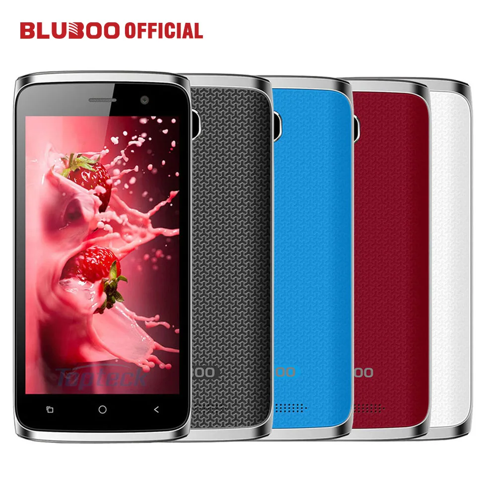 BLUBOO Mini 4 5 HD 3G WCDMA Smartphone MTK6580 Quad Core 1 3GHz 1GB RAM 8GB