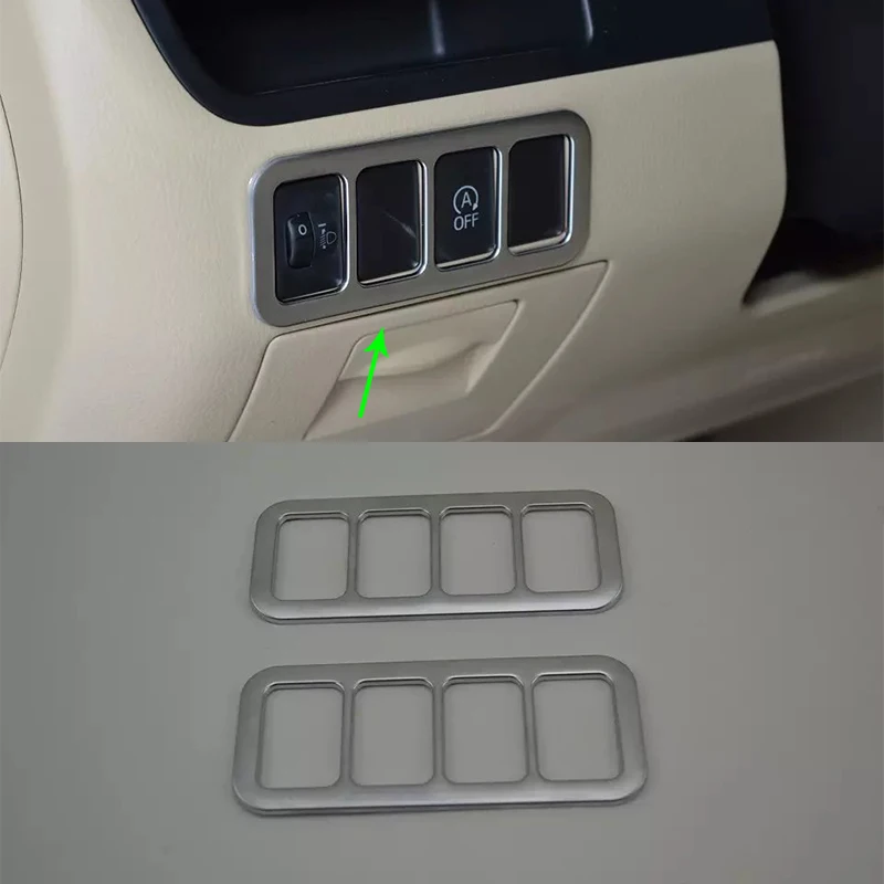 

Car Accessories Interior ABS High Configuration Head Lamp Central Control Cover Trim For Toyota Highlander 2018 Car Styling