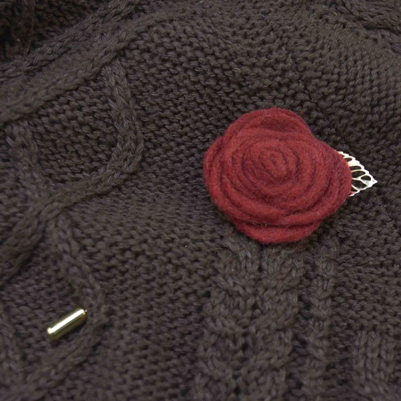 

Trendy Brooch Flower Lapel Pin Women Men Fabric Brooches Clothing Accessories Wedding Party 2pcs Fashion Jewelry