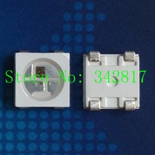 WS2812B(4 контакта) светодиодный чип 5050 RGB SMD белая версия WS2812 индивидуально Адресуемая цифровая пикселей DC5V 100 шт