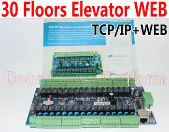 

30 Floors Office TCP/IP Network Communication Web Elevator Controller Panel PCB,Lift Control PCB Panel with WG26/34 protocol