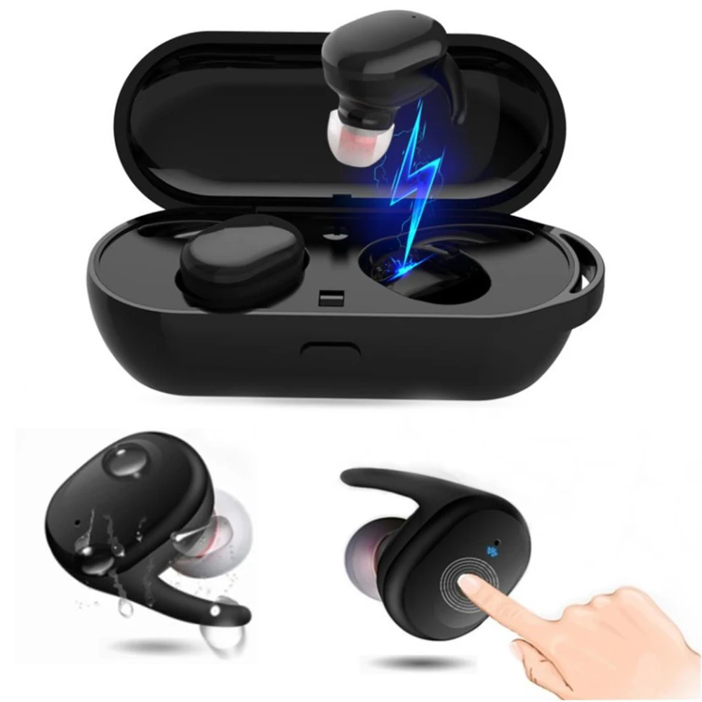 

Exuanfa mini Wireless Bluetooth Sport Waterproof wireless Headset in-ear with micphone For Samsung for Xiaomi for iphone