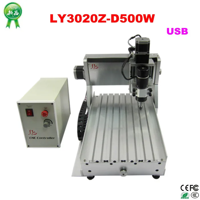 LY ЧПУ 3020Z D500W USB 3 оси мини cnc фрезерный станок с портом usb|Фрезы по дереву| |