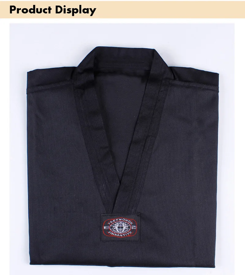 taekwondo clothes black detail 1