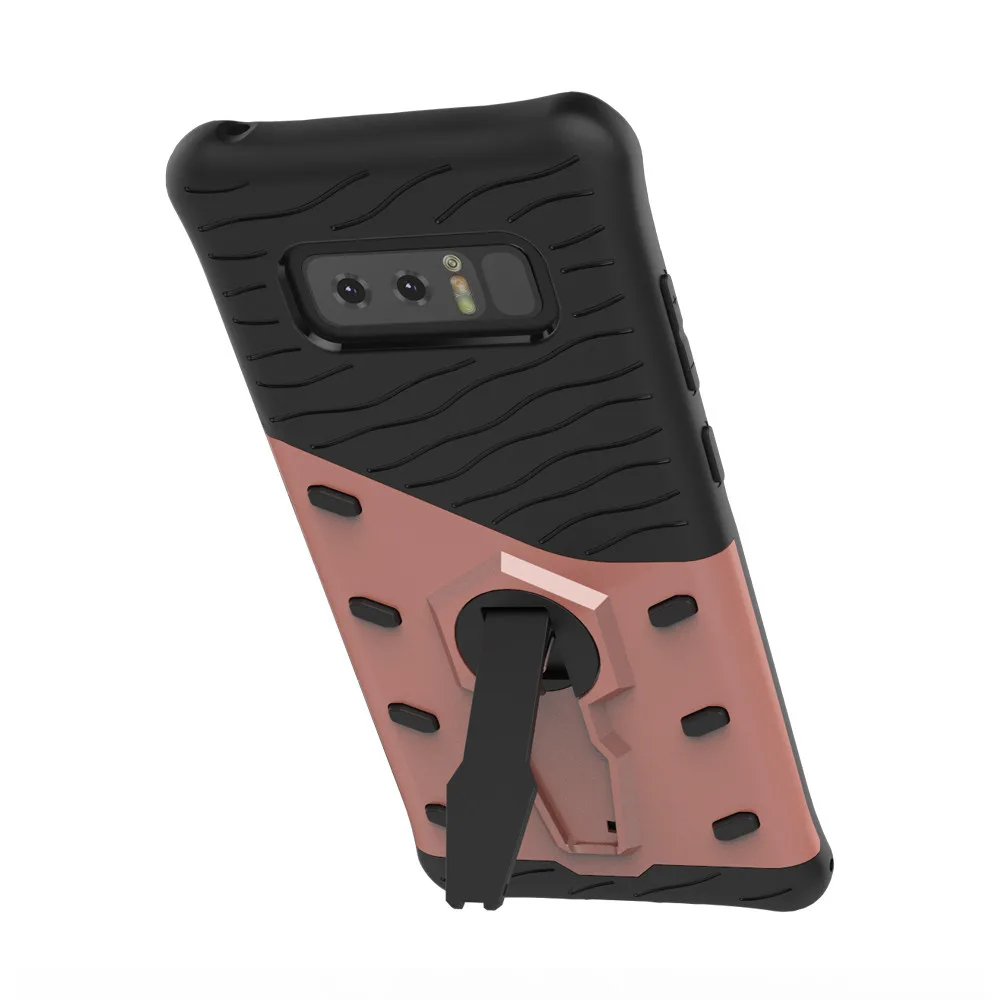 

mobile cell phone Sniper Hybrid Robot Armor ShockProof 360 Kickstand Back Soft Case Cover For samsung galaxy note8