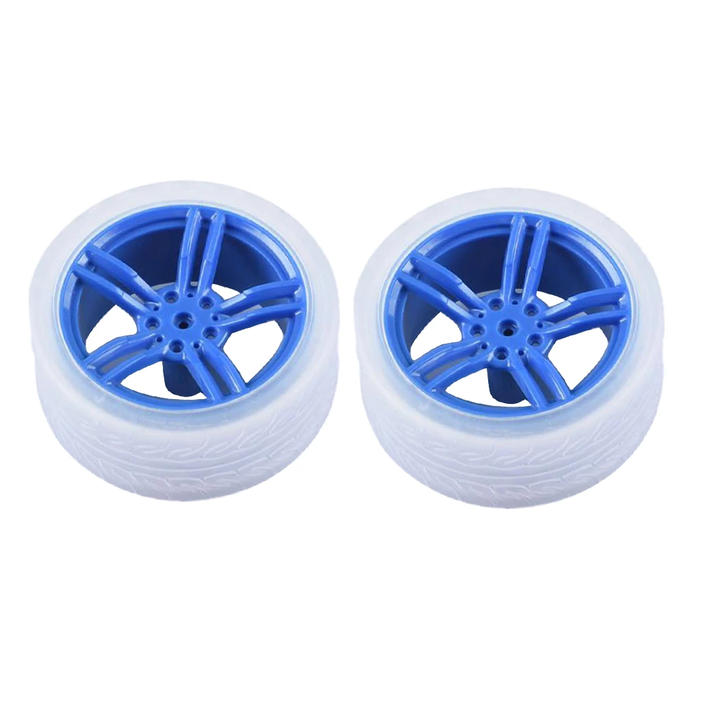 DIY Rubber Plastic Motor Wheel Tyre Tire For Smart Robot Car wheels