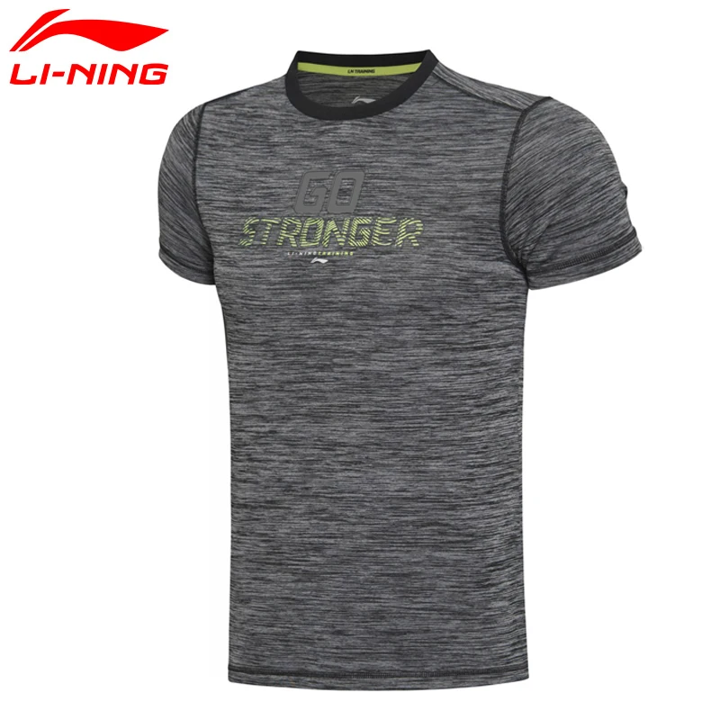 

(Clearance Sale)Li-Ning Men's Training T-Shirt Gym LiNing Sports Quick Dry 100% Polyester LiNing Sports Tee ATSM157 MTS2009