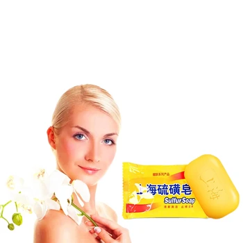 

2019 New Health Care Shanghai Sulfur Soap Acne Psoriasis Seborrhea Mite Health Beauty Care Soap For Face care