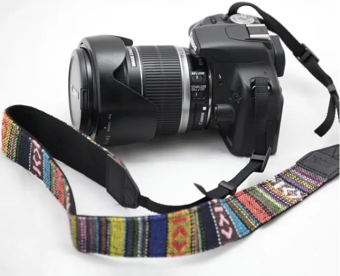Наплечный шейный ремешок в стиле ретро для камеры Canon Nikon 6D 5diii 7D 60D 70D 80D 100D 1200D 600D 650D