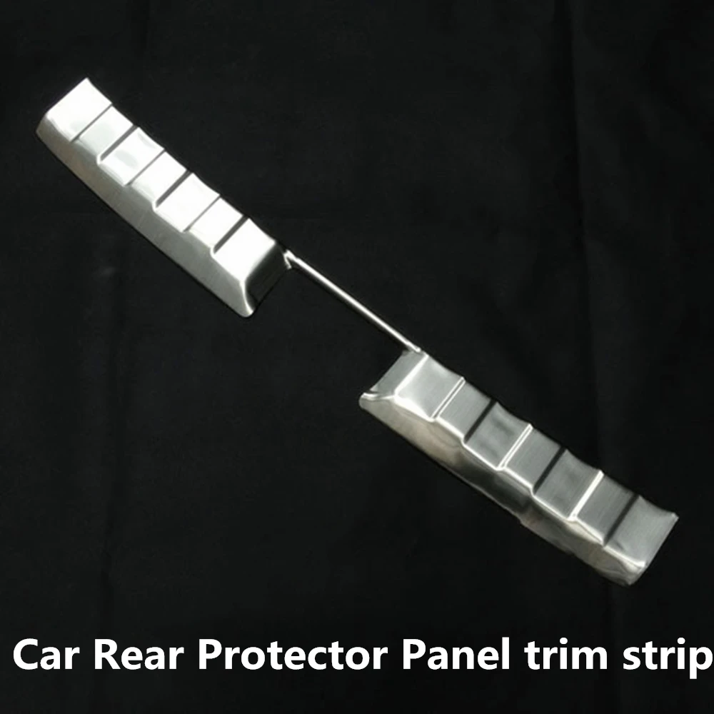 

1PCS Rear bumper protector step panel boot cover sill plate trunk trim accessories For Nissan X-trail T32 2008-2013 car styling