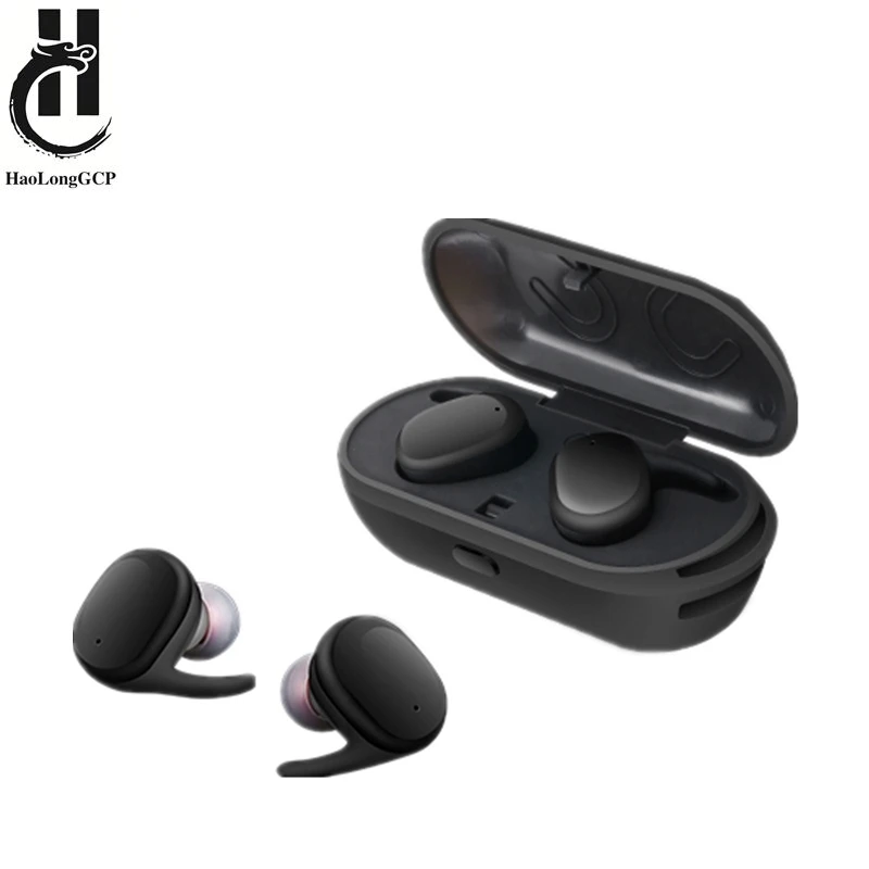 

Wireless earphone with Mic Play Music Dual Earbuds with Charging Box Waterproof blue-tooth earphone mp3 players