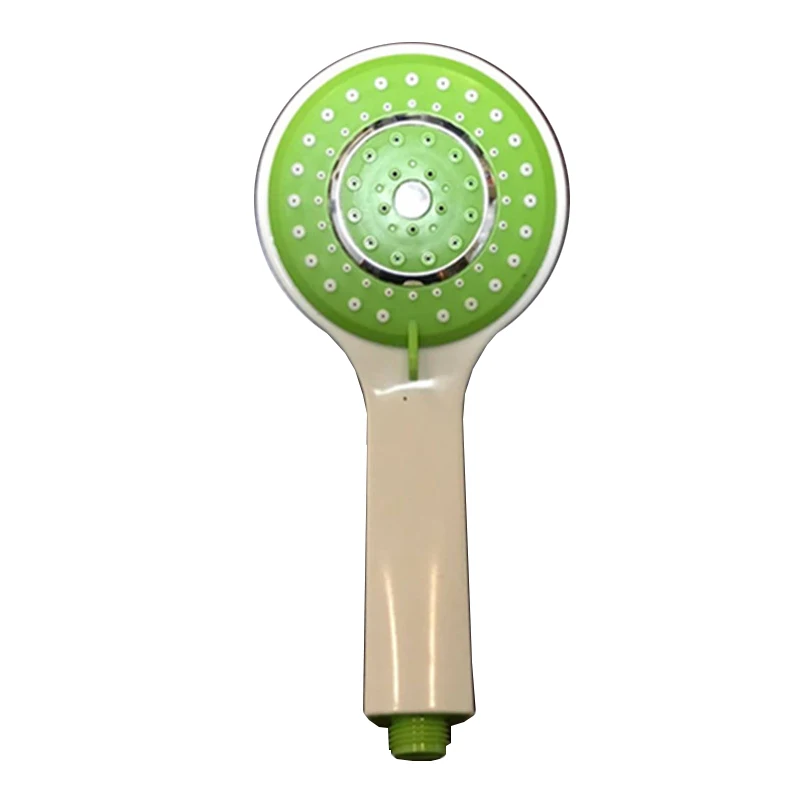 Water Saving Round Shower Head ABS Plastic Hand Hold Showerhead