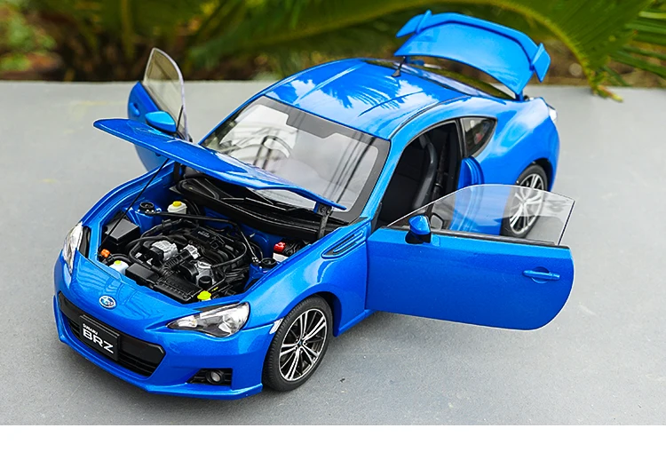 1:18 SUBARU BRZ GT86 усовершенствованная модель автомобиля из сплава литая под давлением металлическая модель игрушечного автомобиля игрушки для мальчиков Коллекция подарков
