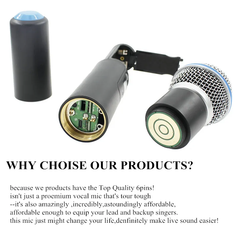 SLX24/BETA58 58A Professional UHF Wireless Dual