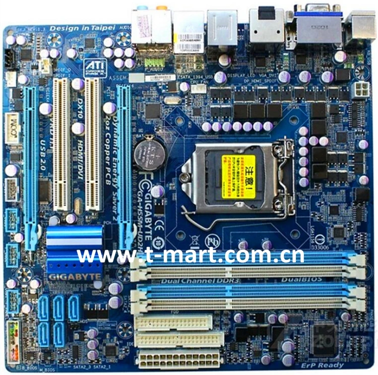 

Desktop motherboard for Gigabyte GA-H55M-UD2H LGA1156 DDR3 System Board fully tested