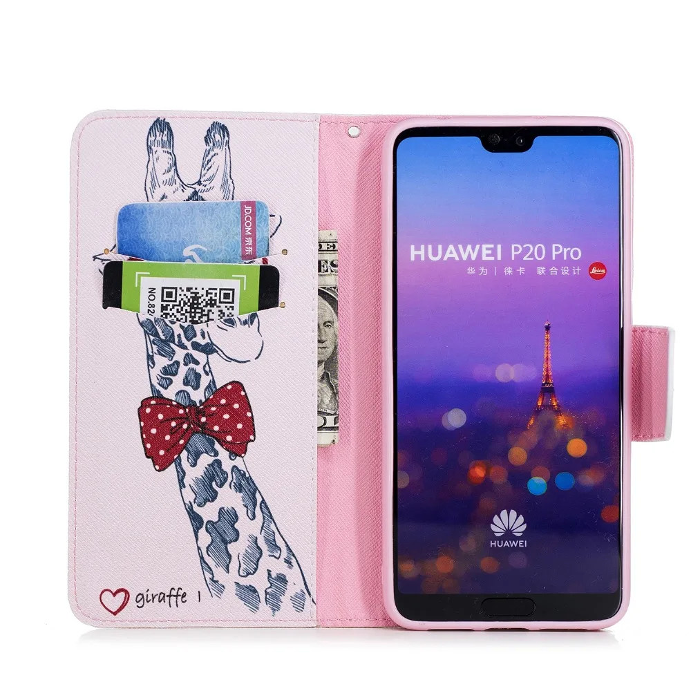 Для принципиально huawei P20 PRO чехол бумажник магнитных флип PU кожаный Чехлы для Капа