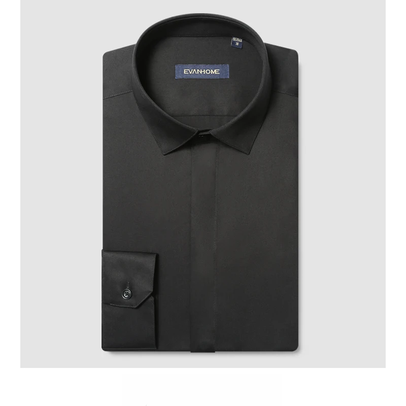 100% хлопок высокое качество для мужчин's Regular Fit рубашки для мальчиков с длинным рукавом сплошной цвет формальные Бизнес костюм для встречи