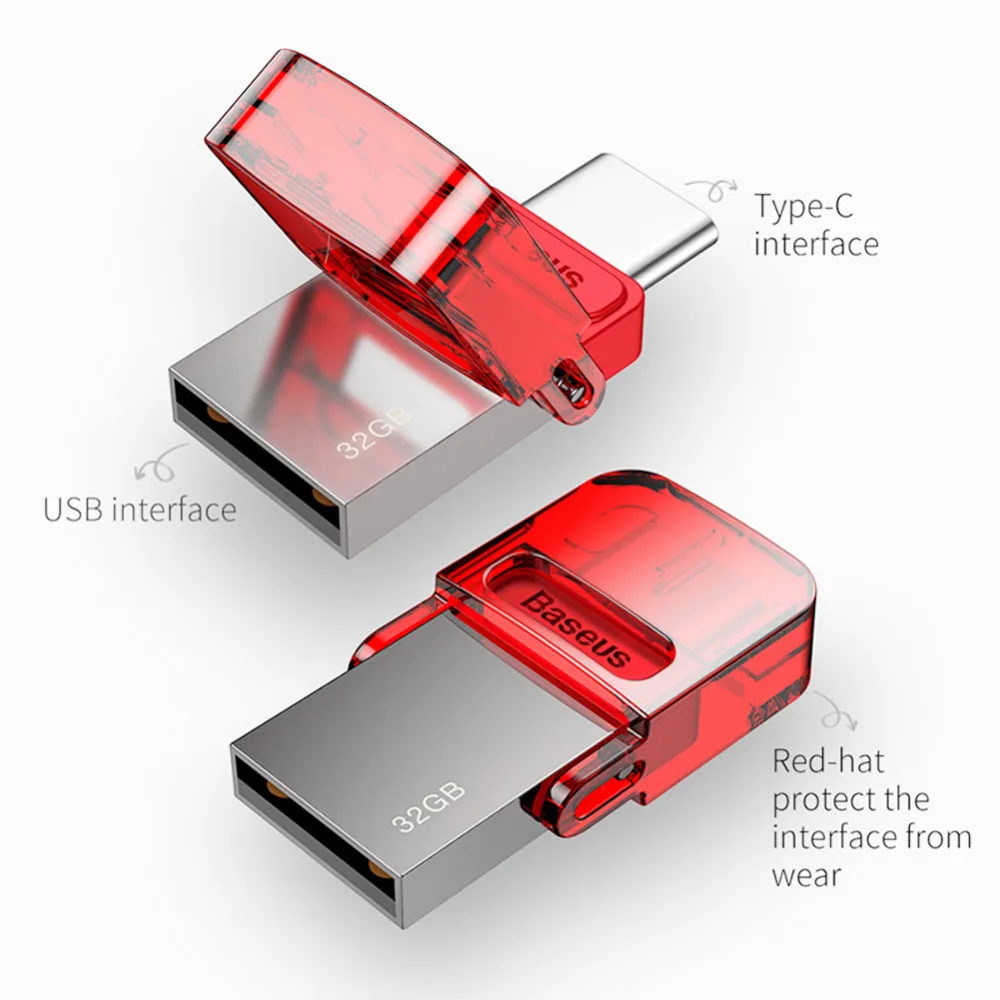 32GB USB Type C Flash Drive OTG Pendrive Pen Drive Type c USB2.0 Memory