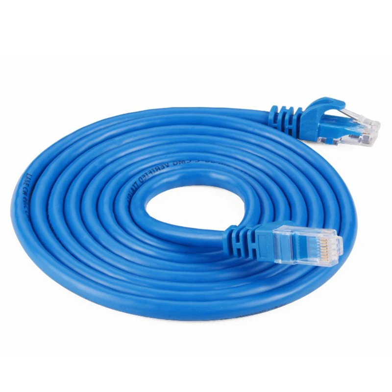 Высокоскоростной UTP CAT 5E 8pin полный медный сетевой кабель Ethernet RJ45 патч корд LAN 1/1