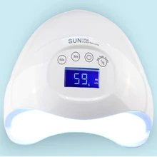 Two hand 48W Dual UV LED Nail Lamp Nail Dryer Gel Polish Curing Light with Bottom 30s/60s/99s Timer LCD display Free Shipping 54w nail dryer dual uv led nail lamp gel polish curing light with bottom 30s 60s timer lcd display lamp for nails nail dryer