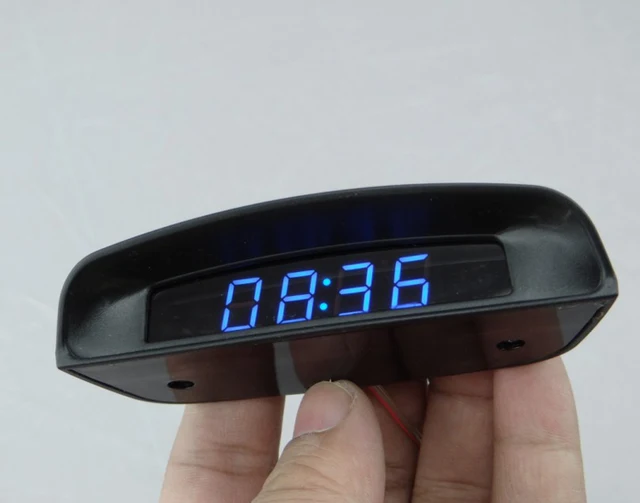 The new Luminous digital car clock,12V supply or connection cigarette