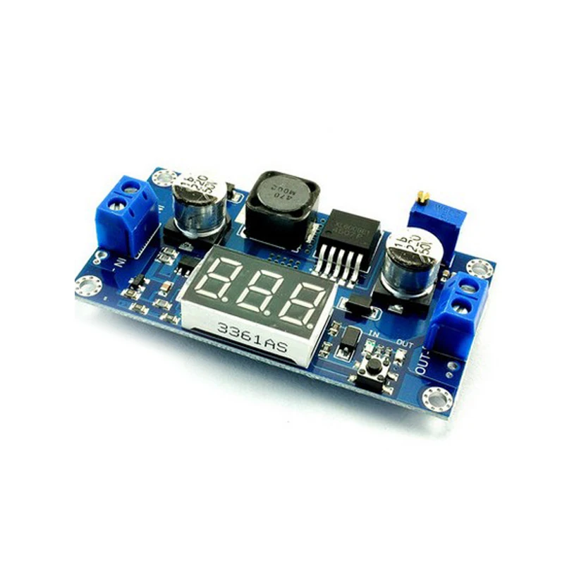 

XL6009 dc-dc adjustable voltage module with voltmeter display 3V~32V litre 5V~35V output adjustable