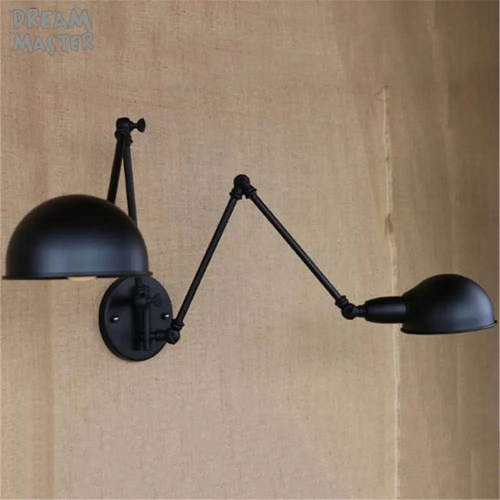 Classical Black Iron Wall Lights Antique Industrial America Country Wall lamp Retro Home Hall Beside Vintage applique Decor Classical Black Iron Wall Lights Antique Industrial America Country Wall lamp Retro Home Hall Beside Vintage applique Decor