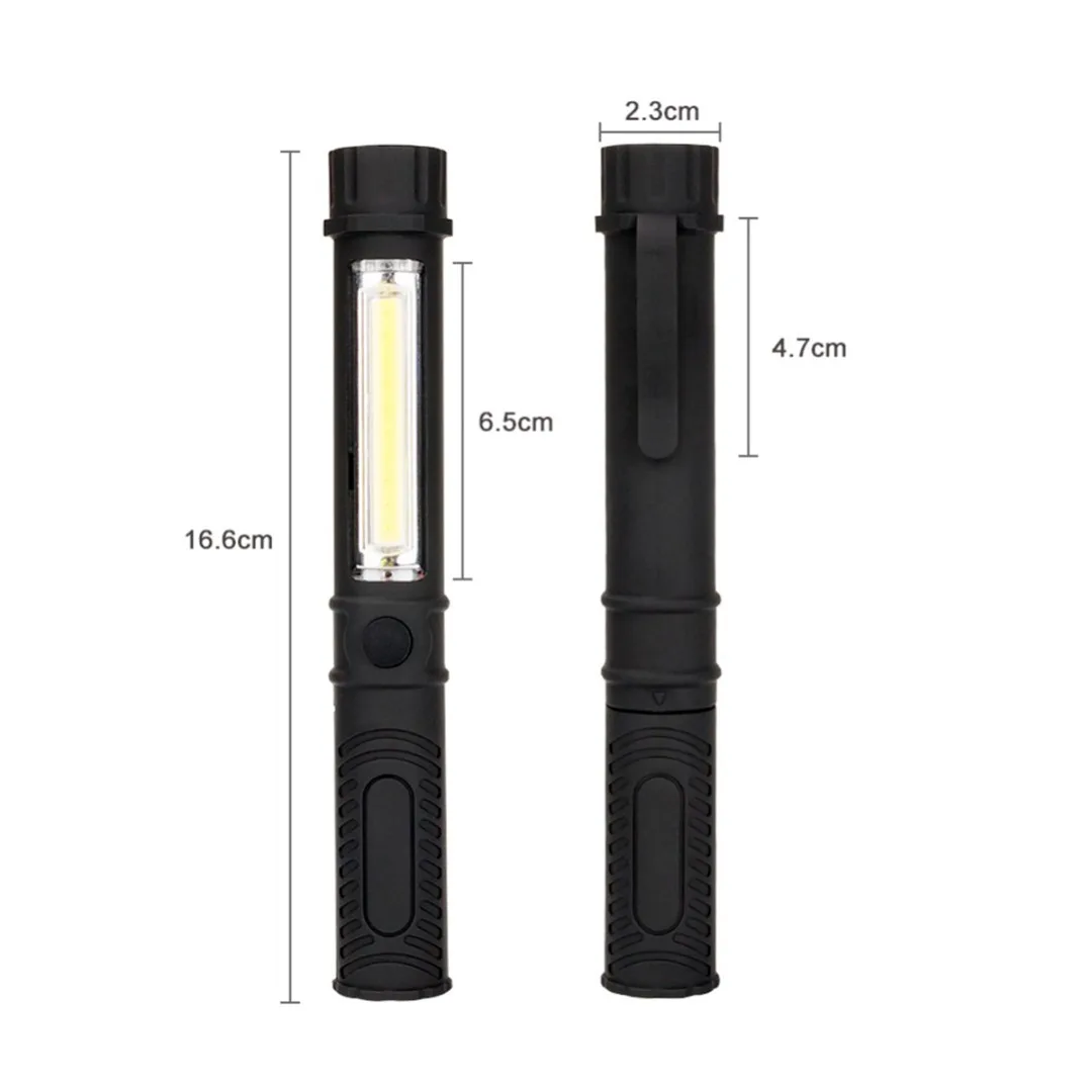 New Arrvied Brand Mini Multifunction 10000 Lumens Zoomable LED Flashlight COB Work Hand Torch Lamp
