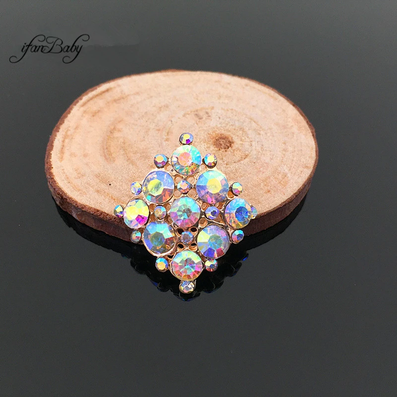crystal rhinestone button 4
