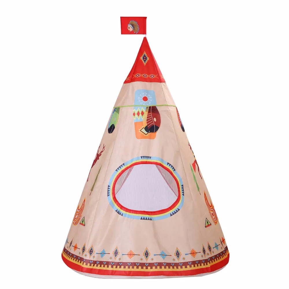 JIMITU Крытый Открытый 160x105 см детские игрушки переносной вигвам игровой домик