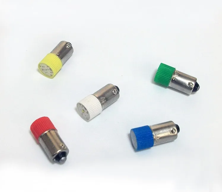 

1PCS LED lamp bead indicator bulb B9 color bayonet screw 6.3v 12v 24v 110v 220v 380V E10 24X9