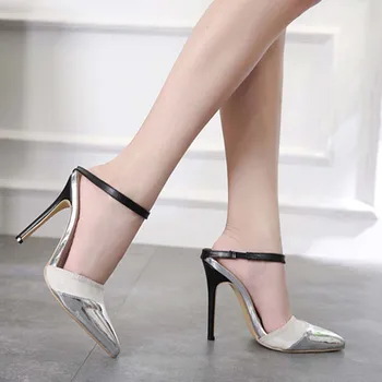 

Women Pumps Ladies Party Dress Shoes Women Bling Bling PU Buckle Strap Pumps Design Sexy Dress Super High Heel Women Shoes