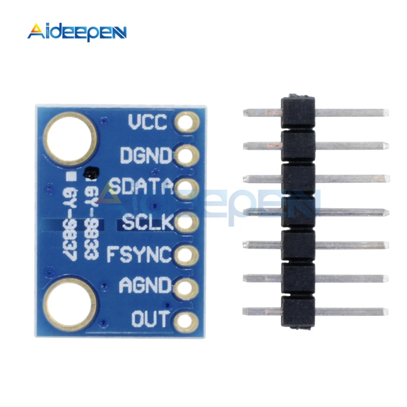 DC 2,3 V-5,5 V AD9833 программируемые микропроцессоры последовательный интерфейс модуль Синусоидальная квадратная волна DDS генератор сигналов Модуль синий