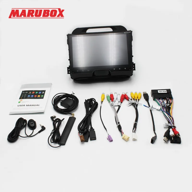 Clearance MARUBOX 2Din Android 9 Octa Core 4GB RAM For KIA Sportage 2010-2015 9" IPS Screen GPS Navi Radio Car Multimedia Player 9A211PX5 5