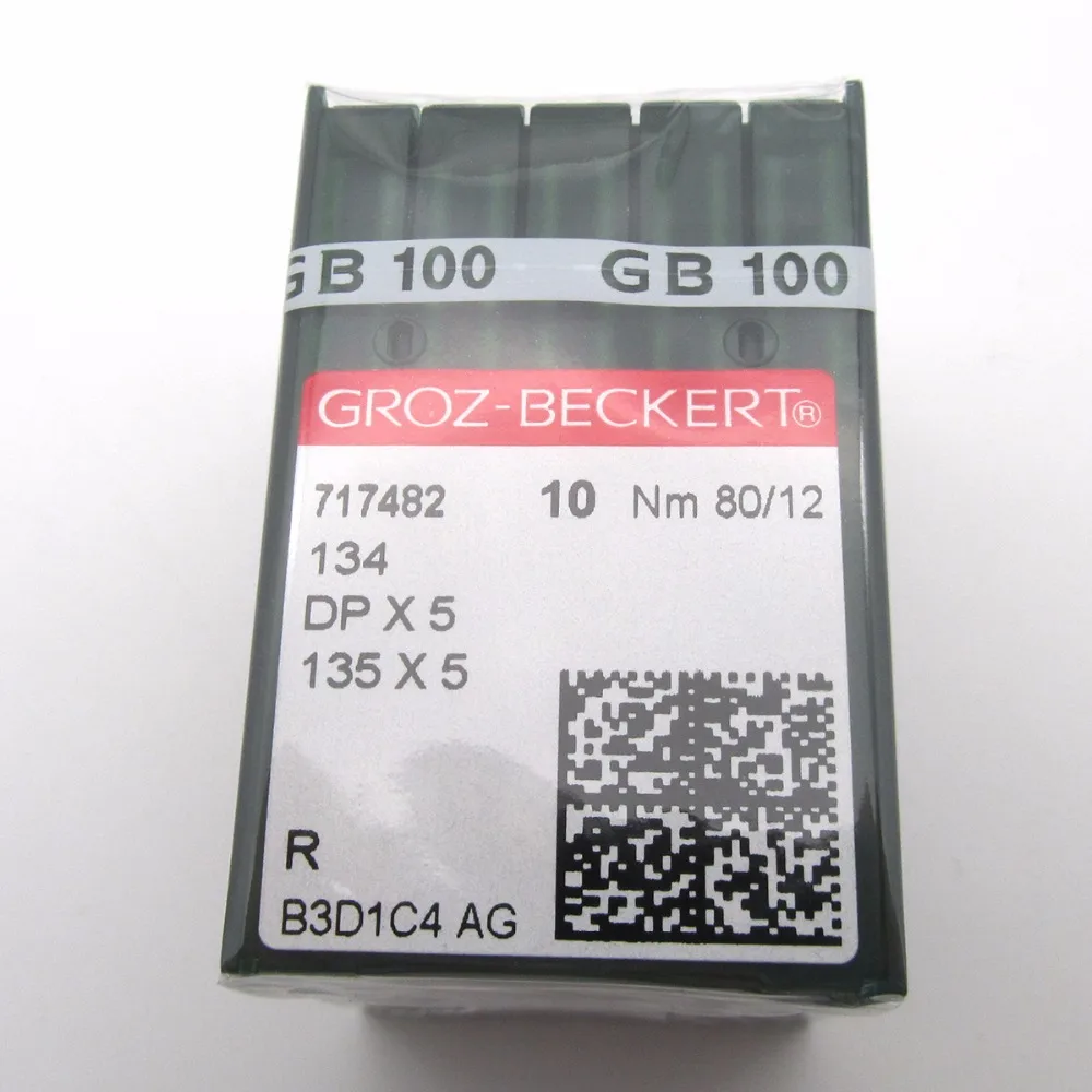 

# DPX5 100 Groz-Beckert 134R 135X5 Ball-Point (FFG) Sewing Machine Needles