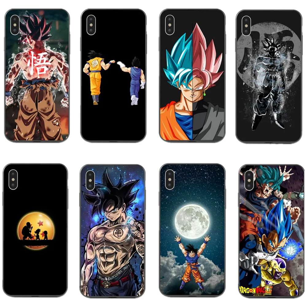 

Hot Dragon Ball Z Super DBZ Goku Saiyan vegeta DBS Soft Back Cover Case for iphone 6 6S plus 7 8 plus X XS MAX XR 11 Pro Max