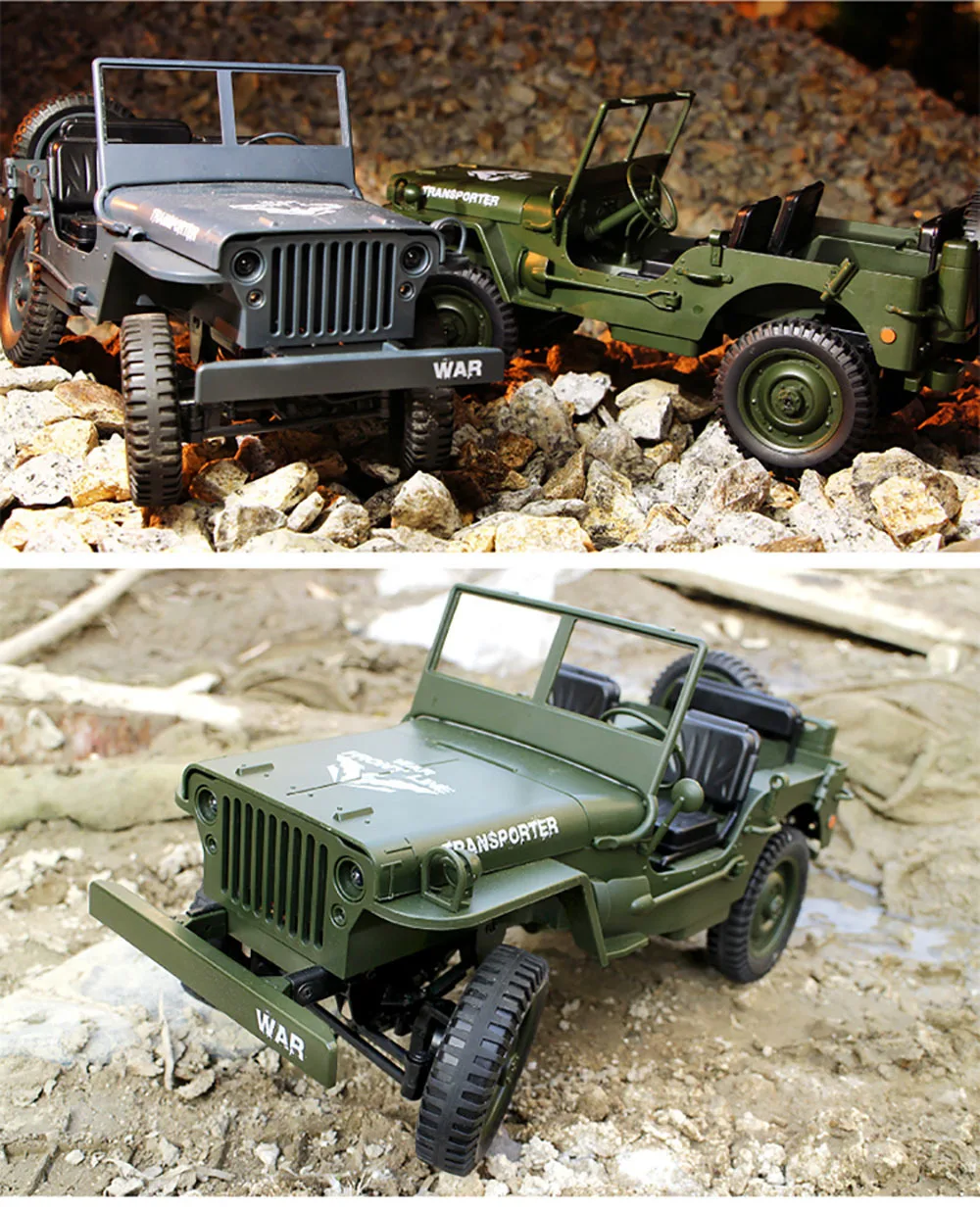 Carros de Brinquedo de Controle Presente de Aniversário para Crianças Jjrc Crianças Remoto Jeep Four-wheel Drive Militar Off-road Escalada rc Car Toys Q65 4wd 33 Escalada RC Car Toys presente de Aniversário para crianças Q65