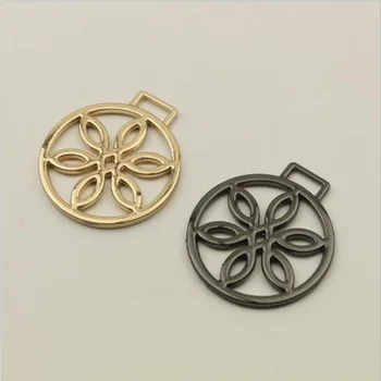 

10pcs/lot luggage bag hardware accessories diy metal Circular decorated buckle shoe ornament adornment hardware accessories