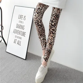 

Free shipping,woemn leopard great figure print leggings