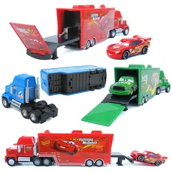 Машинки disney Pixar тачки игрушки молния Mcqueen король цыпленок Hick Mack Uncle Truck 1:55 литой модельный автомобиль игрушки для детей