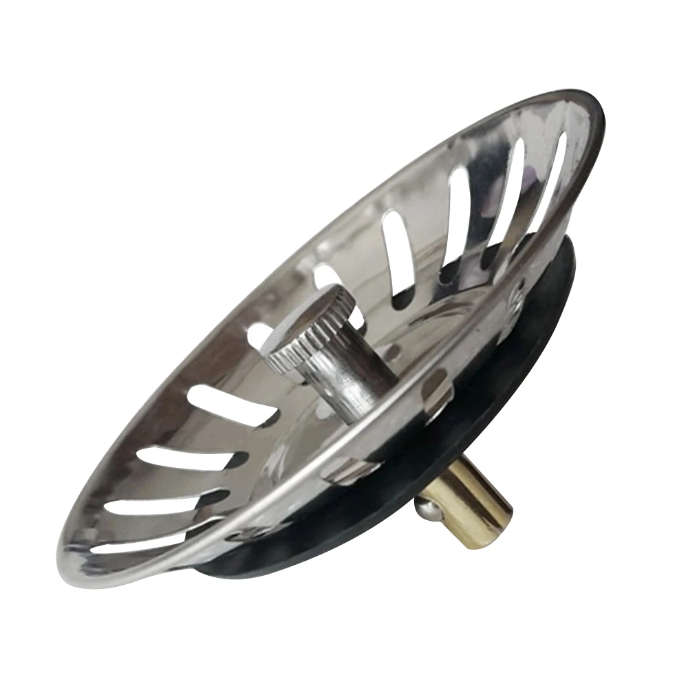 

Kitchen Sink Bath Shower Bathroom Plug Food Hair Strainer Drainer Block Cover Kitchen Sink Strainer Stopper Waste Plug Sink
